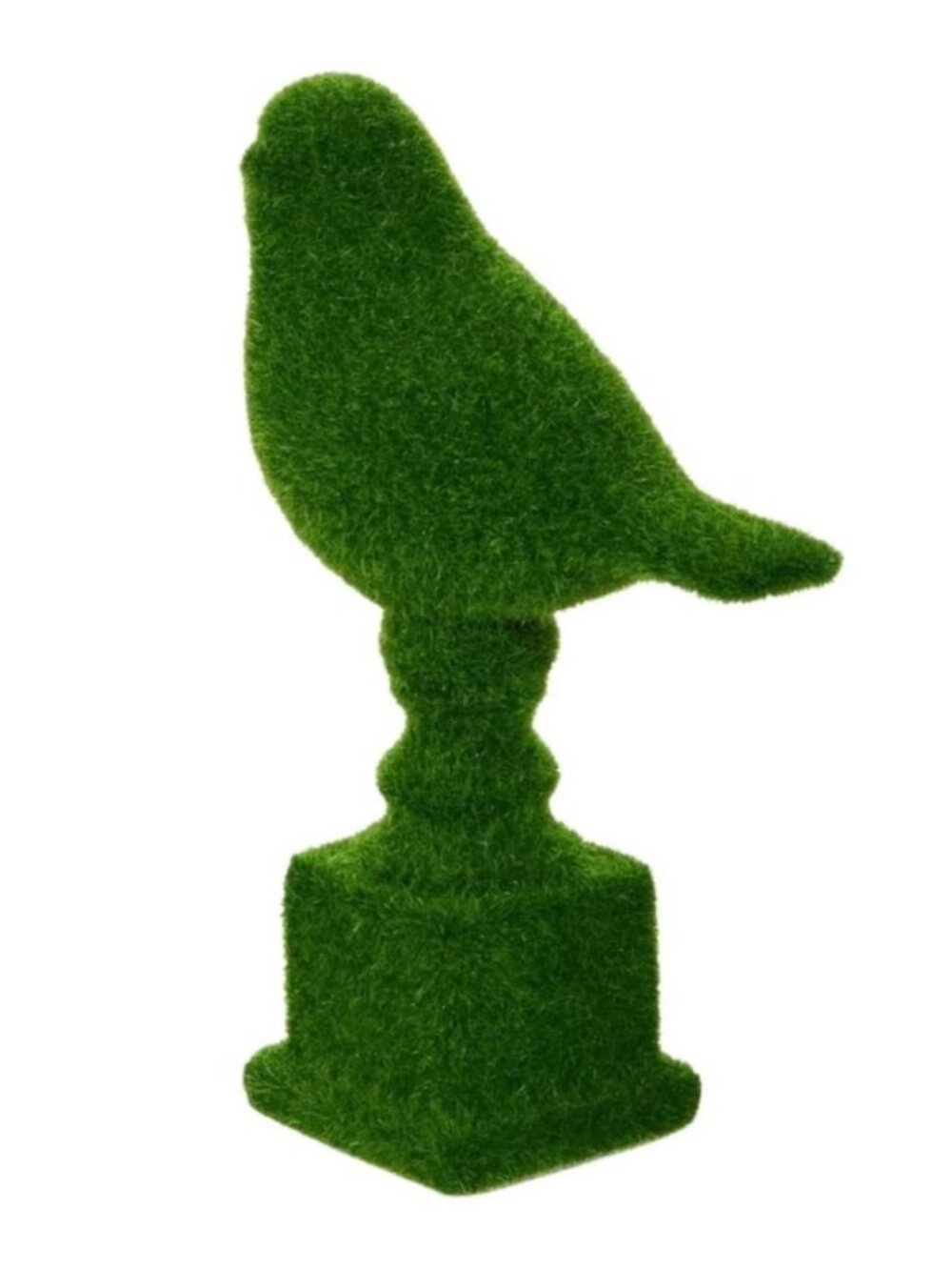 NWT RAZ IMPORTS MOSS BIRD ON A PEDESTAL 8.5"